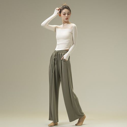 速发舞成人舞蹈服长袖套衣功织上指练针服古典舞民族跳舞服