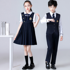 速发童演讲服装中小学装合服服中大童朗诵衣唱学生生班服表演服