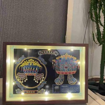 凤冠磁吸冰箱贴展示相框