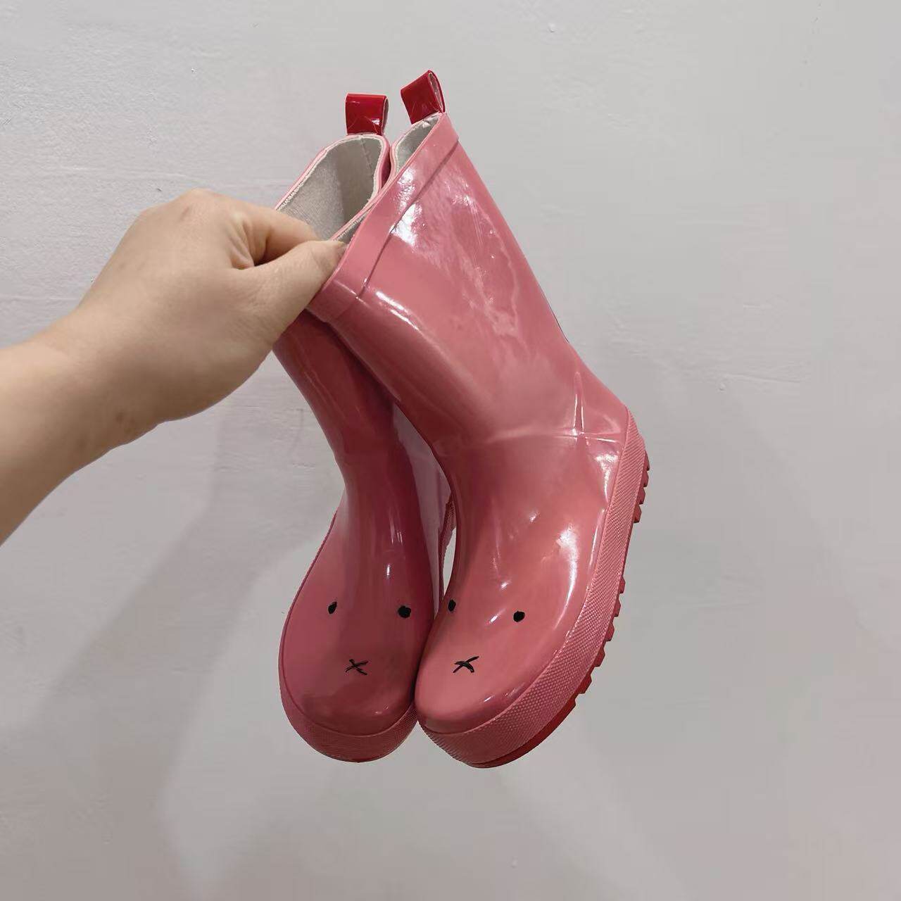 新款女童猫咪兔子粉色雨 捡漏 （孤品 售完无  有瑕疵介义慎29-35