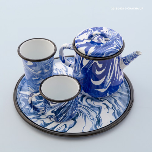 茶茶向上bornn搪瓷茶壶