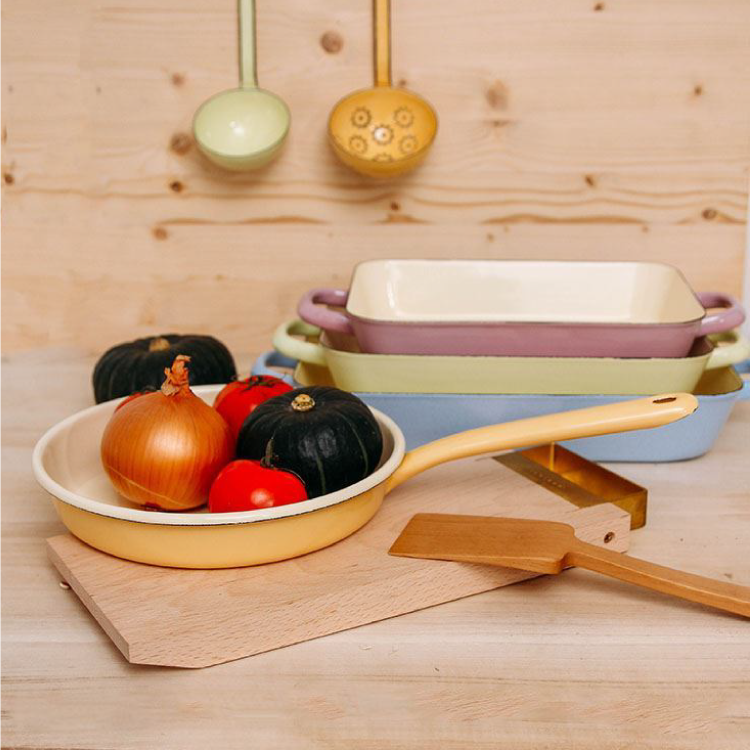 奥地利搪瓷平底烤箱燃气牛排锅