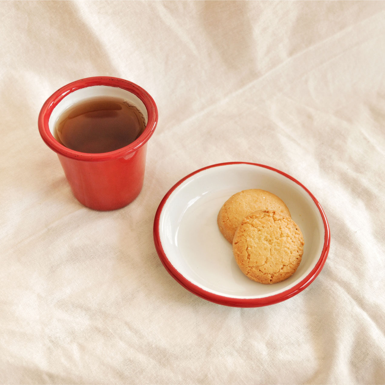 茶茶向上falcon搪瓷首饰盘蘸酱碟