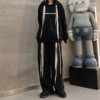 YUDOUDOU. Guochao Original Plush thickening Sweater Shoelace motion Ankle banded pants personality Trend men and women