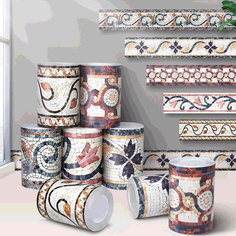 马赛克装饰边墙面防水腰线