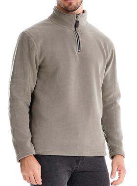 Autumn/winter standing collar men's fleece top男士摇粒绒上衣