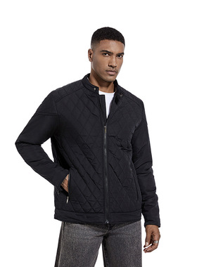 Men's standing collar lightweight cotton jacket 男士轻薄棉衣