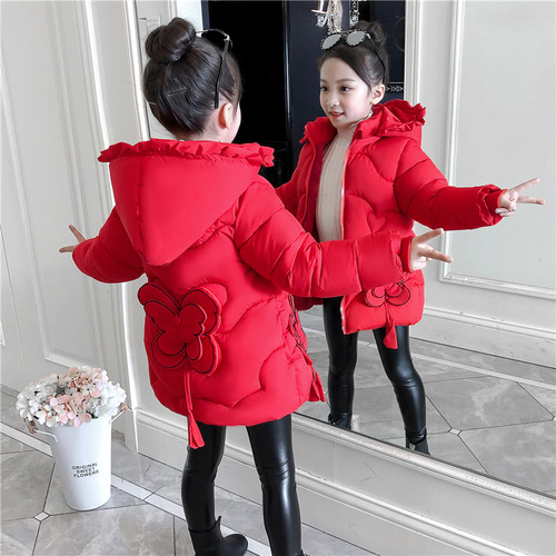 女童加厚秋冬款可爱棉服