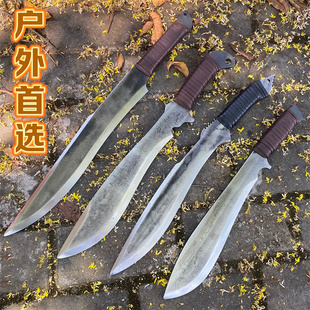 户外防身龙泉长刀剑一体短刀锰钢唐横刀野外求生野营长短刀未开刃