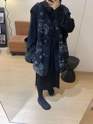 复古重工仿羊羔绒环保皮草加厚毛毛马甲外套秋冬上衣女装无袖背心