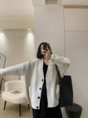 2024新品 高货珍珠绒不气球毛衣针织开衫 外套高密织秋冬女装