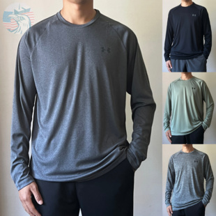 underarmour安德玛UA长袖t恤男速干排汗宽松健身运动秋冬速干衣