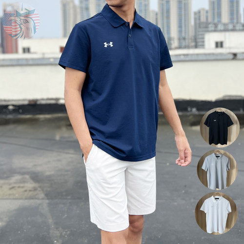 安德玛polo衫凉感速干男士