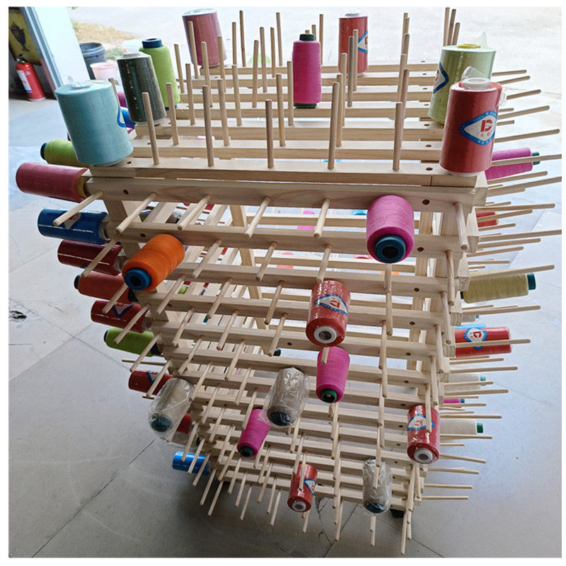 实木落地收纳架宝线缝纫线
