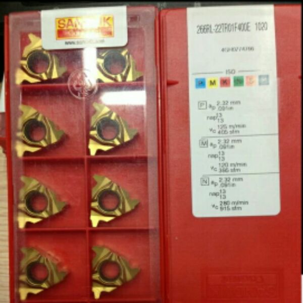 山特维克266RL 22TR01F400E 1020数控合金梯形扣螺纹刀优惠促销