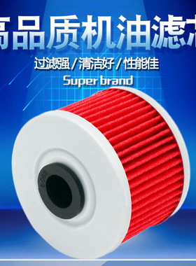 适配鑫源X2 X2X X5棍王CB400SS XY400隆鑫YF300 CR6机油滤芯机滤