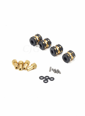 RC 1/24 攀爬车黄铜配重六角结合器Axial SCX24 90081 8mm