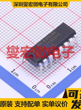 MAX202EEPE+ PDIP-16 RS-232收发器接口芯片IC