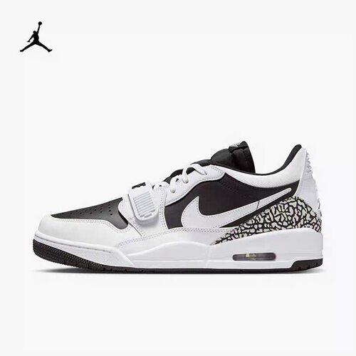 NikeAJ312黑白低帮复古篮球鞋