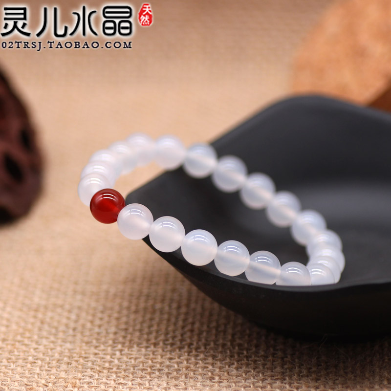 SZ原创荔枝冻玛瑙正品珠子手链