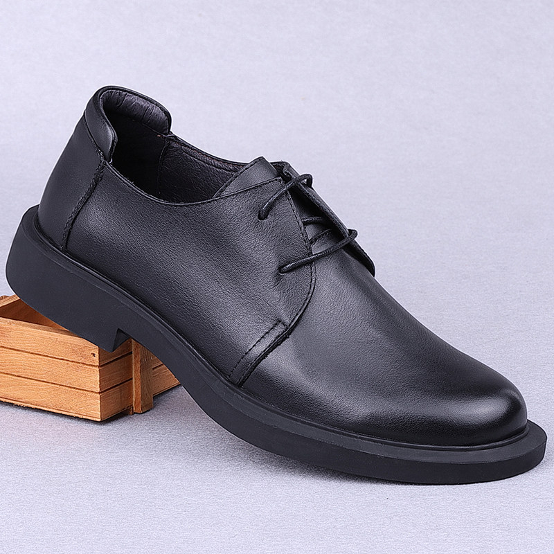 外贸男鞋真皮鞋厚底软皮秋款原单休闲鞋系带透气头层牛皮圆头宽头在类目 流行男鞋, 低帮鞋中 - 来自Buy2taobao.com提供专业的淘宝代购服务