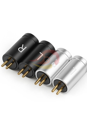 黑色细沙一道杠大孔径JH16ProJH11 0.78mm耳机插头 W4R 0.78插头