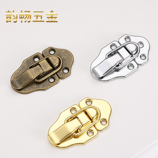 箱包扣铁皮箱扣 木盒礼盒包装盒扣锁鸭嘴扣金色搭扣银色锁扣