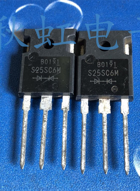 S25SC6M 原装进口拆机 大功率肖特基整流二极管TO-247 25A 60V