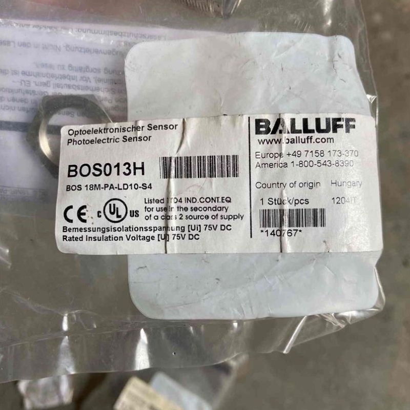 售前询价议价巴鲁夫BALLUFF BOS013H BOS 18M-PA-