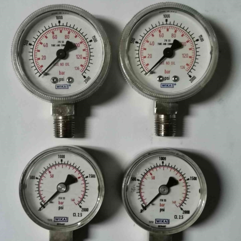 售前询价议价德国威卡压力表,1/4NPT,0-2000psi,全新货,用