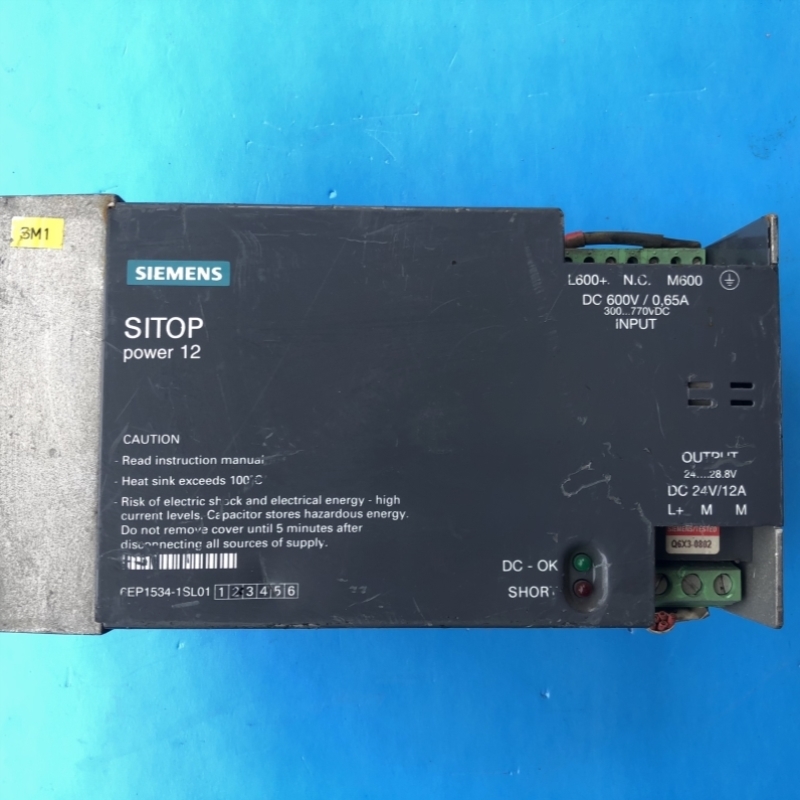 售前询价西门子原装6EP1534-1SL01电源 输入DC600V输出DC24v 需议