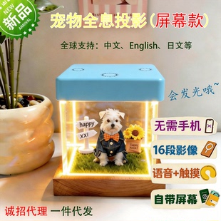 宠物全息投影盒子ai宠物定制3d全息投影盒子智能宠物定制纪念品