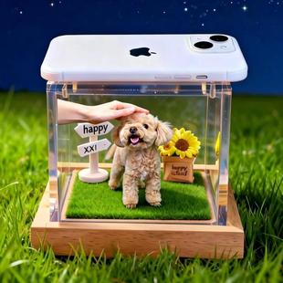 宠物全息投影盒子数字屋摆件纪念屋影像影像盒3d投影仪装置ai
