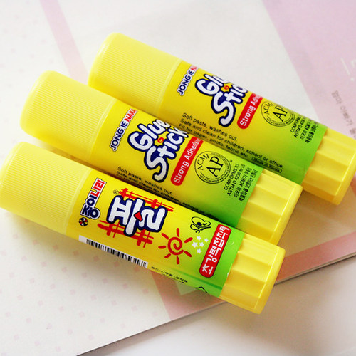 南韩胶棒25g固体胶美术韩国学生
