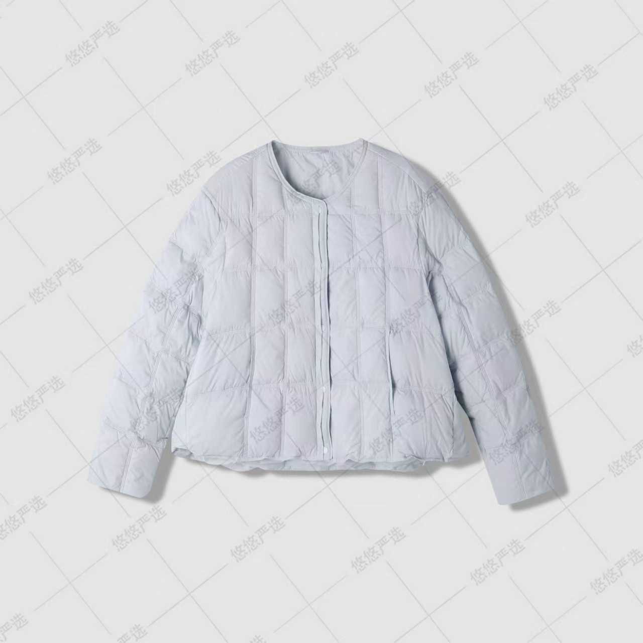 【悠悠粉丝专享】珩绣90白鸭绒豆腐块时尚纯色羽绒服250879