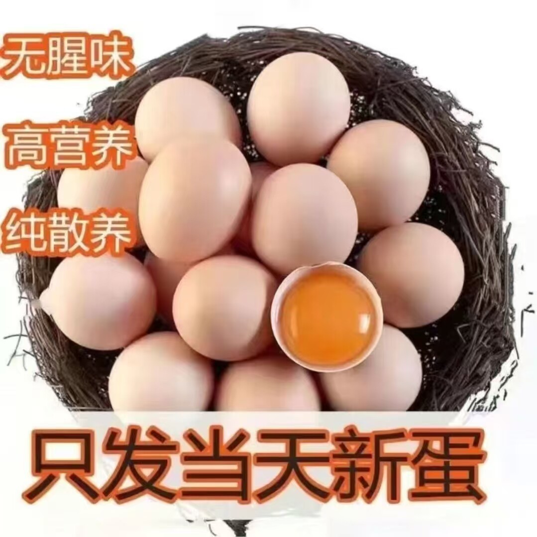 京东送上门土鸡蛋无抗无激素富硒虫草蛋粗粮谷物鲜蛋