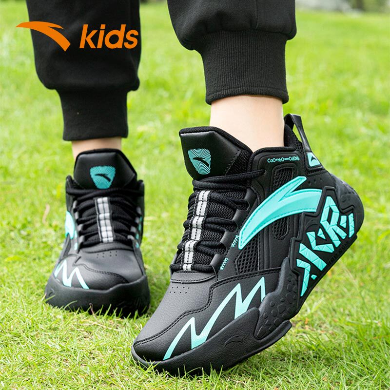 安踏童鞋男童篮球鞋2025秋冬新款儿童运动鞋大童学生男孩训练球鞋