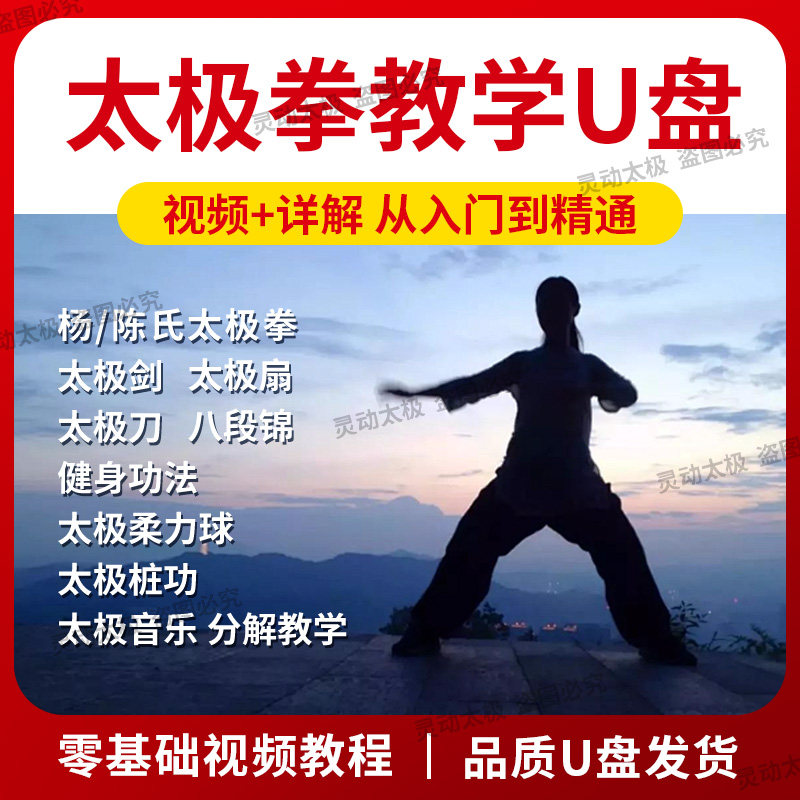 太极教学U盘视频全套零基础