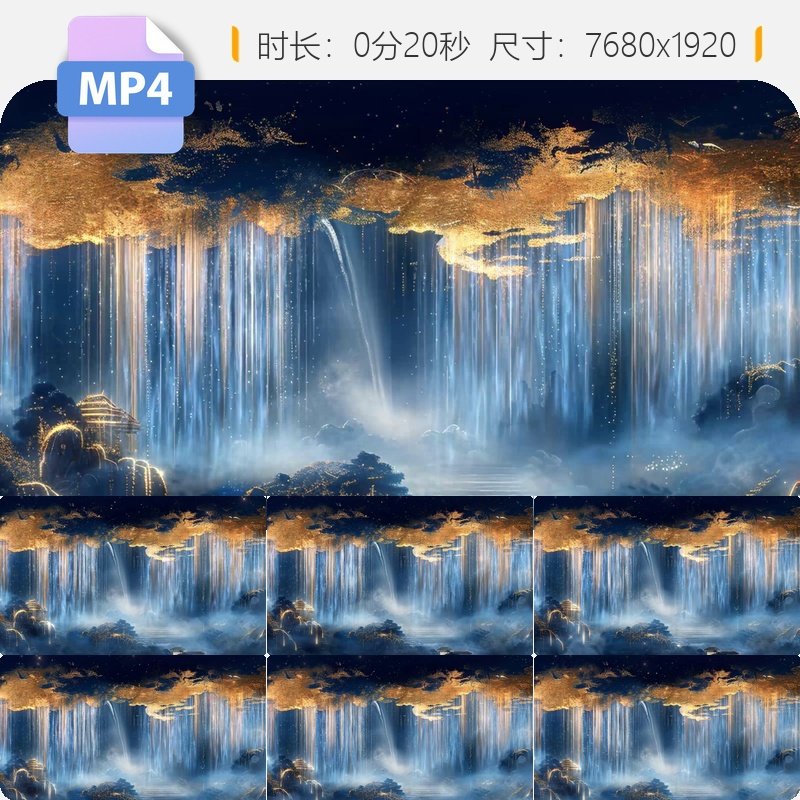 高清国风意境瀑布山水古风背景新中式山水墨抽象瀑布国潮视频素材,商务/设计服务,设计素材/源文件,淘宝优惠券,粉丝福利购,淘宝优惠卷