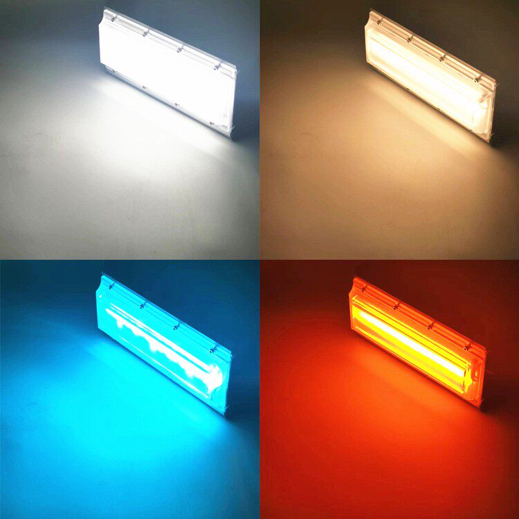 渔登船用抗干扰夜市灯低压dc12v24伏夜钓灯led户外防水投光灯220v