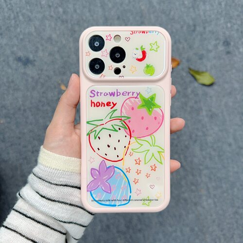 适用适用苹果iPhone17ProMax彩色草莓手机壳16PROMAX1513卡通