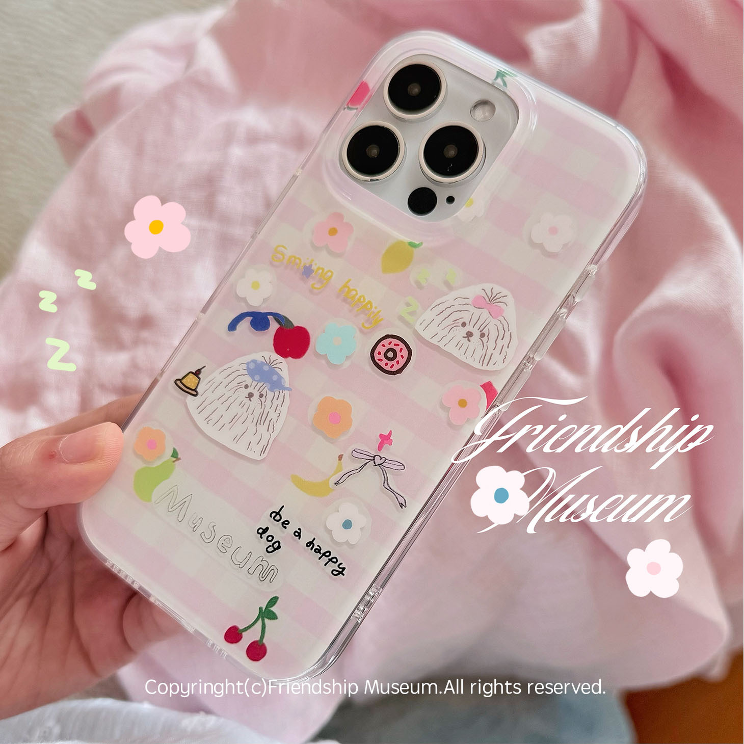 友情博物馆 小狗美梦记手机壳原创适用iphone16promax苹果15pro/1