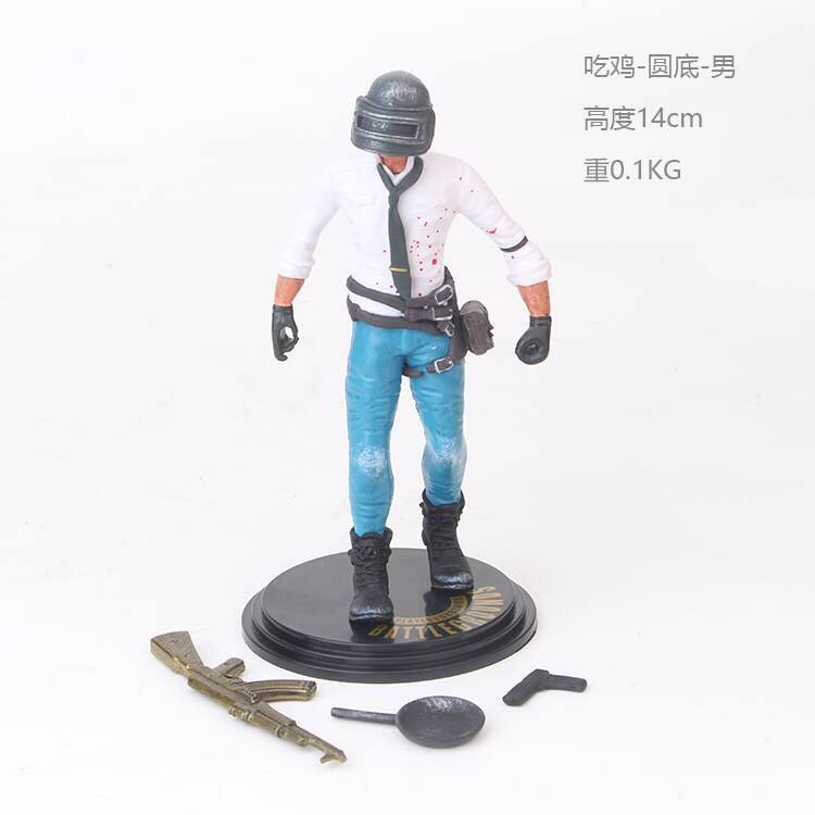 新款吃鸡玩偶 绝地求生游戏生日蛋糕场景装饰插件 摆件装扮用品