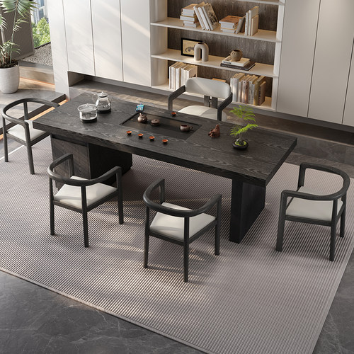 茶桌2025新款高端新中式实木茶台