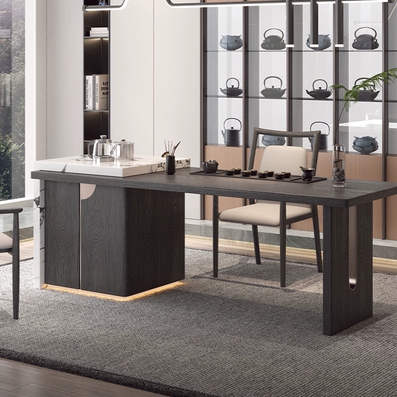 现代简约全自动办公室烧水茶台