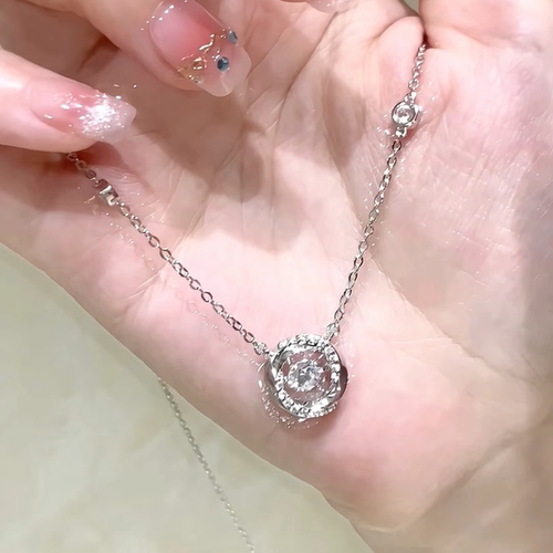 莫比乌斯环项链女款轻奢小众