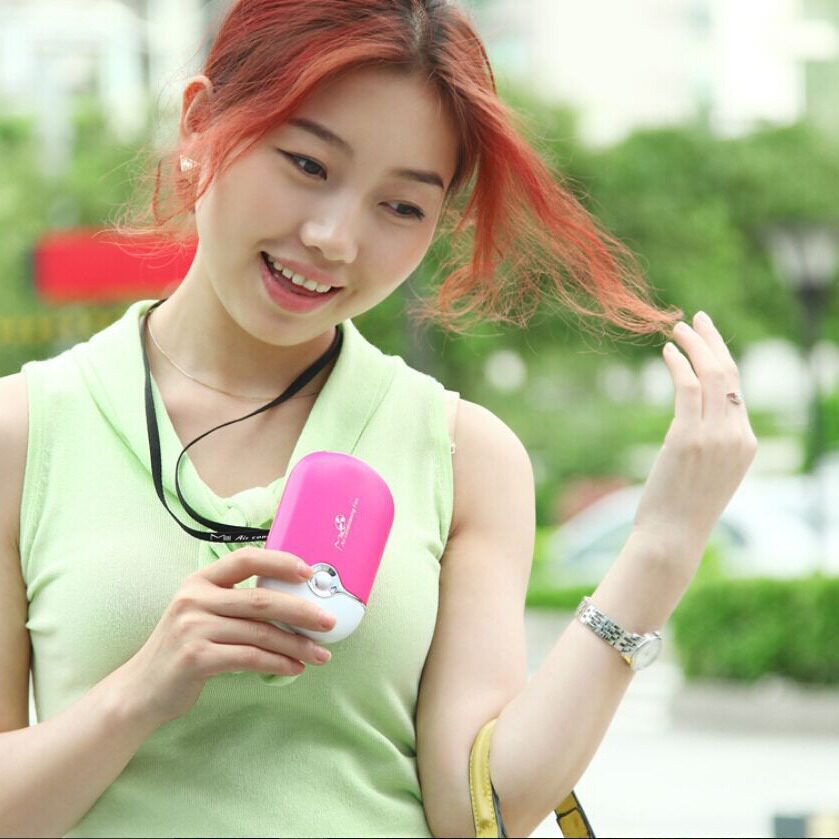 2025新款充电版睫毛风扇迷你掌上美容美甲风扇静音大风量