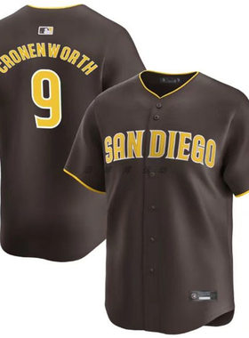 圣地亚哥教士队 San Diego Padres 9#CRONENWORTH 男子运动棒球服