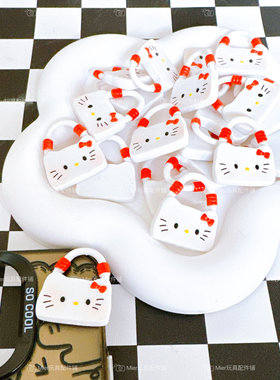 PVC设计款Hello Kitty包包配件公仔DIY奶油胶手机壳挂件摆件笔刀