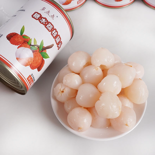 多点点荔枝罐头567g 开罐即食新鲜水果罐头 12瓶